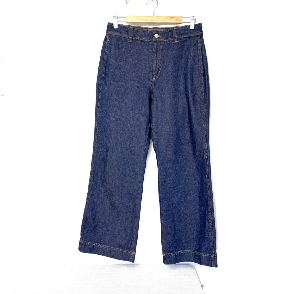 Loft Made and Loved  High Rise Wide Leg Blue Jeans Size 6 NWOT